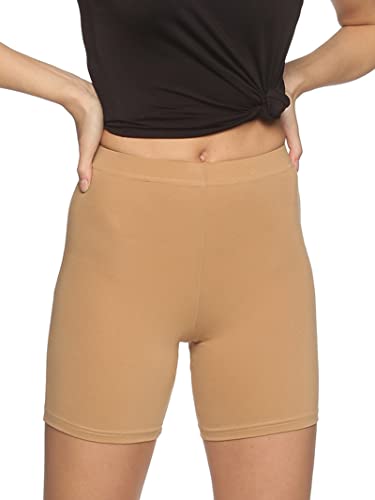 Image of OUTFLITS Ladies Cycling Shorts| Under Dress | Yoga Shorts | Workout Shorts | Running Shorts | Exercise Shorts | Gym Shorts for Womens