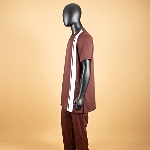 African Suits for Men Shirts and Pants 2 Piece Set Ankara Attire Plus Size Casual Outfit Tracksuit3