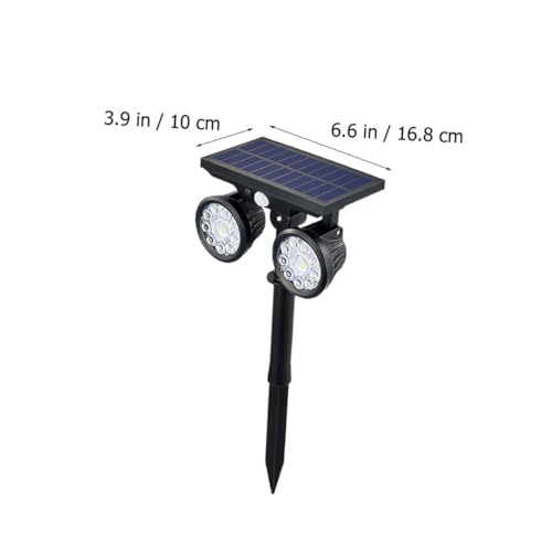 Lampe solaire extérieure LED double tête : la solution anti-obscurité étanche IP65