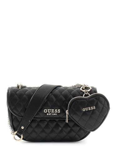 GUESS Atabey Convertible Crossbody Flap, Black