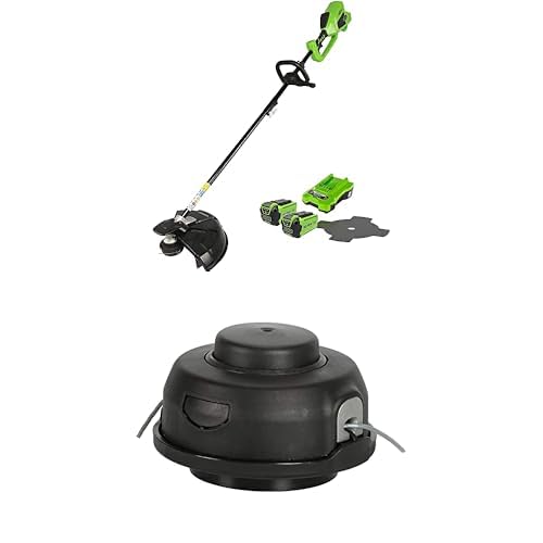 Greenworks Akku-Rasentrimmer und Freischneider 40V + Trimmerkopf