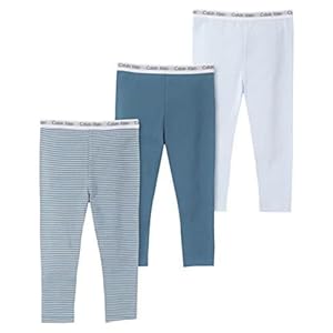 Calvin Klein Baby-Boys 3-Pack Cotton Pants, Everyday Casual Wear, Ultra-Soft & Comfortable Fit