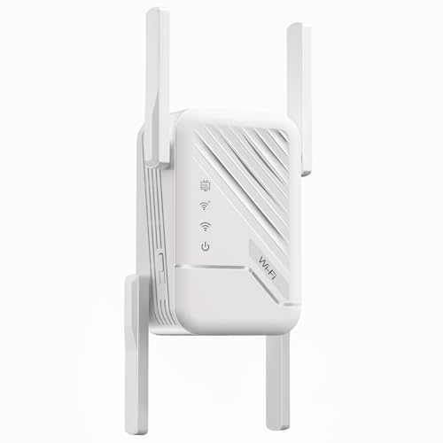 2026 Best WiFi Extender Signal Booster, Internet Extender Covers Up to 13389 Sq.ft for Home, Long Range WiFi Repeater with Ethernet Port, Wireless Router Amplifier Easy Setup,Wide Compatibility