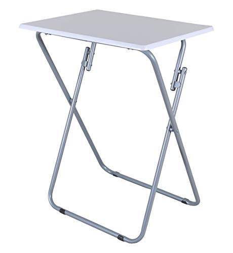 thesecrethome.es - Mesa Plegable Portátil de Madera - Mesita Multifuncional Rectangular - Mesa...
