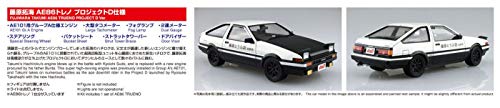 Modelo a escala Toyota AE86 Trueno 1:24 miniatura 6