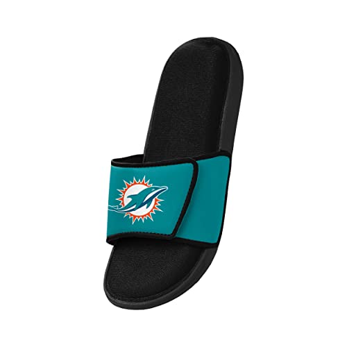 FOCO Mens Nfl Team Logo Shower Foam Flip Flop Sandals Sport Slide, Foam, 9-10 US4