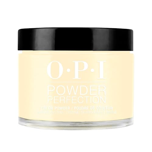 OPI Powder Perfection Sunny Bunny | Semi-Sheer Soft Warm Yellow Crme Nail Dipping Powder | Acrylic Alternative | 1.5 oz | The New OPIcons Collection | Spring 2026