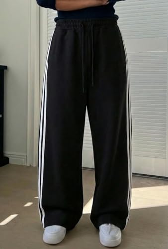 Image of dockstreet Track Pant for Men || Baggy Fit || Track Pants || Full Elastic Jogger Track Pant || 100% Cotton