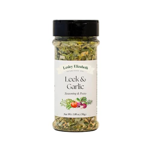 Image of Lesley Elizabeth Leek & Garlic Seasoning & Pesto - All-Natural Herb & Garlic Blend for Chicken, Pasta, Vegetables & Sandwiches | Gourmet All-Purpose Cooking & Grill Spice