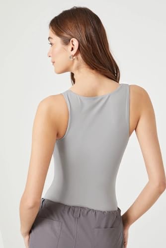Image of SIGHTBOMB Feather Touch Square Neck Back Cover Seamless Cuddle TEE Active WEAR /Casual WEAR Tank TOP for Women