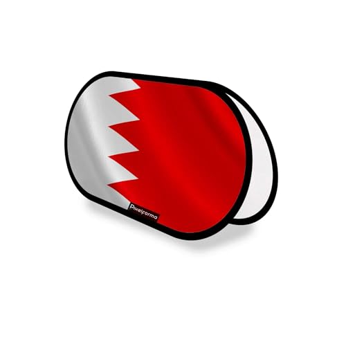 Drapeau Bahreïn Ovale pour support publicitaire polyester 70x120cm signalétique