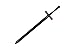 Hero's Edge G-L15 Latex Rubber Foam Battle Sword Larp