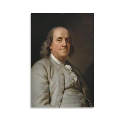 クライン - アメリカ合衆国建国の父の一人キャンバスポスター寝室の装飾スポーツ風景オフィスルームの装飾ギフトキャンバスポスター壁アートの装飾リビングルームの寝室の装飾のための絵画の印刷 08x12inch(20x30cm)