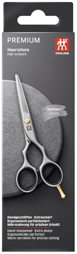 ZWILLING Haarschere (Professionelle Friseurschere für scharfen und präzisen Schnitt), Premium, Silber, 140 mm