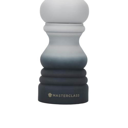 MasterClass Pepper Mill or Salt Grinder with Interchangeable Cap, Plastic, Grey Ombré, 12 cm - Image 6