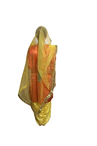 Image of ITSMYCOSTUME Punjabi Patiala Suit for Girls|Punjabi Giddha /Baisakhi /Bhangra Dance Costume for Girls