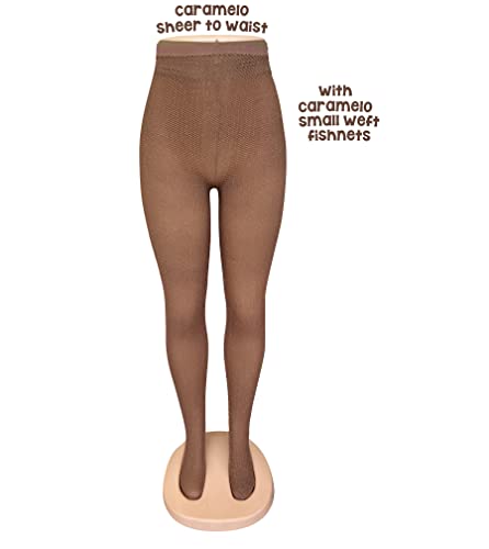 Image of Skintone Carnival Stockings | Gold Glitter Fishnet Tights for Caribbean Women