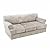 H.VERSAILTEX Sofa Cover 4 Piece T Cushion Sofa Slipcovers Thick Velvet Couch Cover Stretch T Cushion Sofa Covers for 3 Cushion Couch with 3 Individual T Cushion Covers Washable, Oatmeal