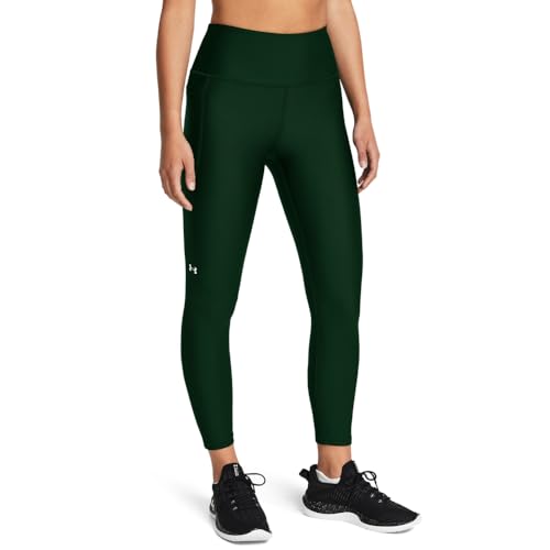 Image of Under Armour Women's HeatGear Armour High Waisted Ankle No-Slip Leggings