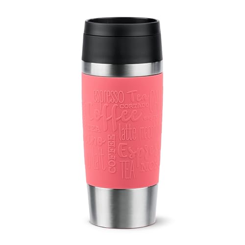 Emsa N20209 Travel Mug Classic Gobelet isotherme 0,36 l | Bouchon à vis confortable | Acier...