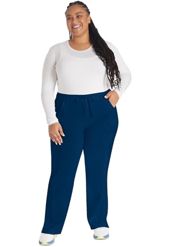 Dickies EDS Essentials Scrubs for Women, Drawstring Cargo Scrub Pants with Four-Way Stretch and Moisture Wicking DK010, S, Na Navy - image 8