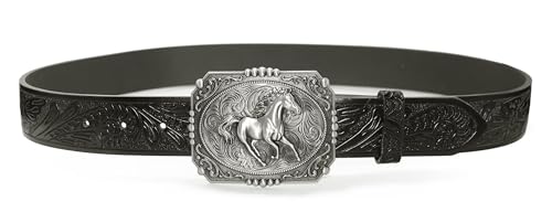 Cowboy Belts With Buckle for Men Nice Horse Western Acanthus Fashion Designs Handmade Genuine Cow Leather3