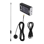 Full HF RTL-SDR USB Tuner Receiver 100KHz-1.7GHz R820T+8232 Ham Radio Scanner with Test Whip Antenna