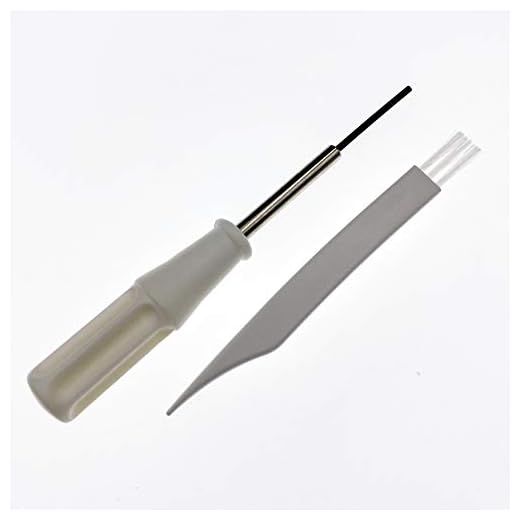 DREAMSTITCH 802424004 Lint Brush and XB393001-1 1.7mm Screwdriver for Needle Set for Brother, Babylock, Elna, Singer, White Sewing Machine
