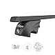Atera 048422 PKW Dachträger Signo RTD - Vierkantprofil Stahl schwarz - für Autos mit aufliegender Dachreling - 122 cm
