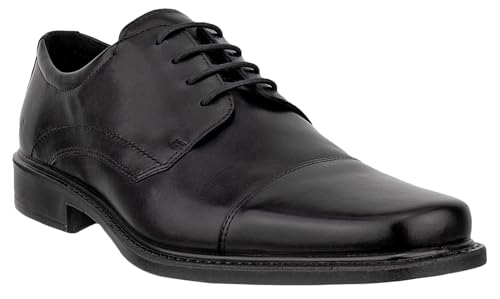 ECCO Men's New Jersey Lace-up Oxford, Black, 13-13.5 M US3