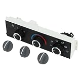 A ABSOPRO Panel De Control De Clima Del Calentador De Hvac Ac Interruptor De Control De Clima Ac Para Chevrolet Express 1500 2500 3500 Plástico Negro