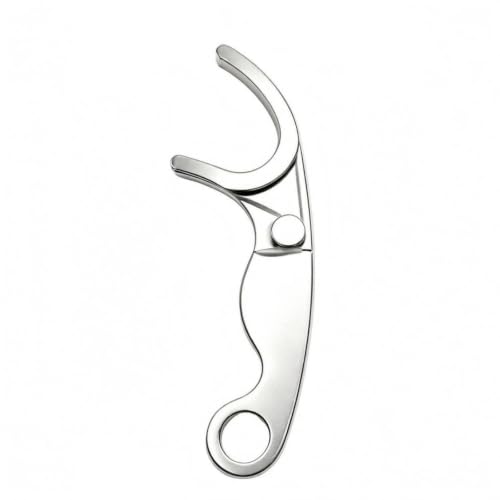 Image of Stainless Steel Floss Pick Reusable U-Bend Floss Pick Curved | Dental Floss & Flossers | Oral Care