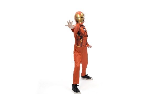 Disfraz oficial Marvel Iron Man para jóvenes miniatura 7