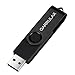 GARRULAX USB Flash Drive, 16GB USB 2.0 Rotatable Memory Stick Date Storage Pendrive Thumb Drives