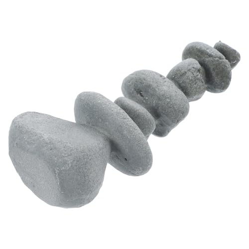 JOINPAYA Dekorativer Gartenstein Ornament Zen Steinturm Mikro Landschaftsdeko Robust Aquarium Steine Pflanzendekor Innen Außen