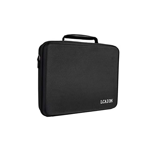 LCAION Extra Large Hard Cards Games Case Cards Carrying Case for 2400+ Magic Cards. Fits Main Game - C.A.H./Meme/Pokemon/MTG/UNO/Card Sleeves and All Other Card Games with Shoulder Strap