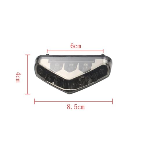 Luz de freno LED universal para moto soluciona falta visibilidad trasera 6