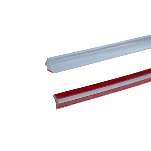 Ribete cuadrante de PVC gris, rodapié, moldura de moldura, decoración de esquina de pared de plástico autoadhesiva, tira de calafateo, rodapié antimoho laminado (5 metros de largo, 12 mm x 9 mm) Cover