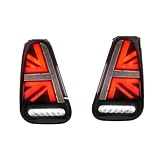 bssyung Auto-Rücklicht Auto-Rücklichter für Mini für Cooper hinteres Tagfahrlicht, beweglicher Blinker für, Bremslicht(B)