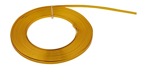 image for Mandala Crafts Flat Aluminum Wire for Bezel, Sculpting, Armature, Jewe