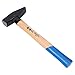 Produktbild SW-Stahl 50908L Schlosserhammer mit Stielschutz I Hammer 800g Kopfgewicht I DIN 1041 I Werkzeughammer aus Hickoryholz I Hammerstiel Schutz I Hammer für Metall