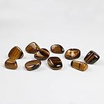 Tumbled Polished Natural Tiger's Eye Stones, Crystals and Healing Stones Quartz Bulk for Wicca, Reiki, Healing Energy, Chakra Stones, Witchcraft Supplies(10Pcs) - Image 4