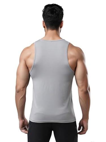 Image of 3Colors Men's Active Sleeveless Polyester Tank Top- Cool and Comfortable Workout wear, Dry fit Gym Vests - Unity