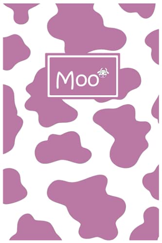 Notebook: Cow Pattern Notebook ,Purple Cow Print Design Small Lined Notebook for Boys, Girls, Kids, Men, Women, for school, gifts: Christmas Gifts ... Cow skin notebook- cow print lovers