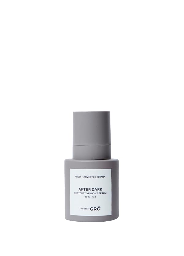 House of Grō AFTER DARK - RESTORATIVE NIGHT SERUM | 30ML - Chaga Mushroom Skincare, Night Serum, Inclusive Clean Beauty For All Ages And Skin Types