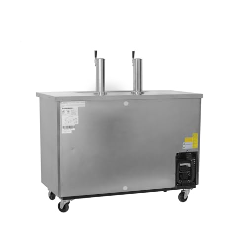 Image of Maxx-Cold MXBD48-1SHC 47.5-Inch-Wide Beer Single Tower /Dispenser in Stainless Steel with 10.5 cubic feet (297L) storage capacity
