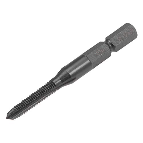 Image of sourcing map Metric Machine Tap M5 Thread 0.8 Pitch H2 3 Flutes Hex Shank High Speed Steel