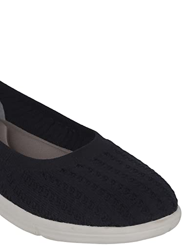 Image of Carlton London Women's Fly Knit Comfort Slip-On Ballet Flats