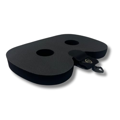 GODFREY Booster Rowing Boat Seat Pad for Men - Anti-Slip Rower Pad for in-Boat, Concept2, Water Rowers & Rowing Machines -with Clip