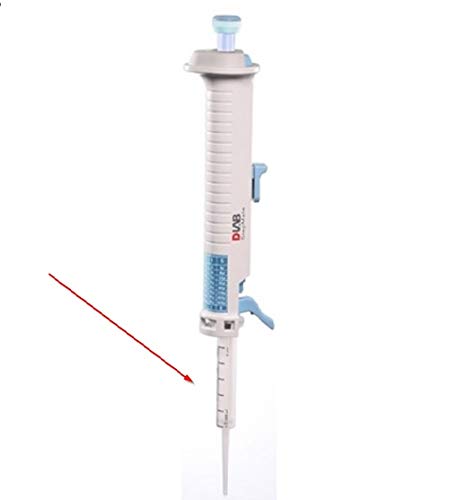 DLAB 17900033 DLAB Pipette Tips for Step Mate - Stepper Repeating Pipettor, 1.25 mL, 1" Height, 2" Width, 1" Length, Various (Pack of 5)